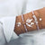30 Style Boho Bangle Elephant Heart Shell Star Moon Bow Map Crystal Bead Bracelet Women Charm Party Wedding Jewelry Accessories